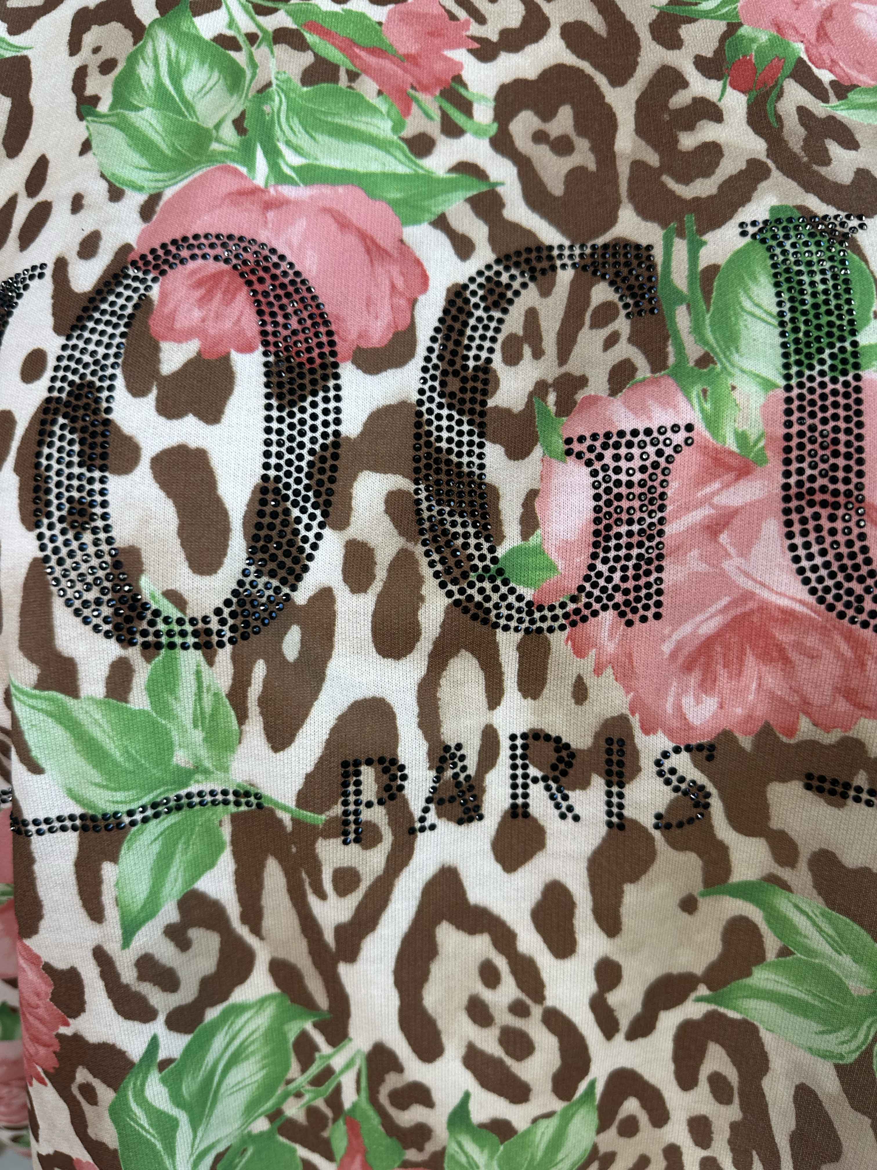 Mintu Leo - Blødt t-shirt i bomuld med leopardprint